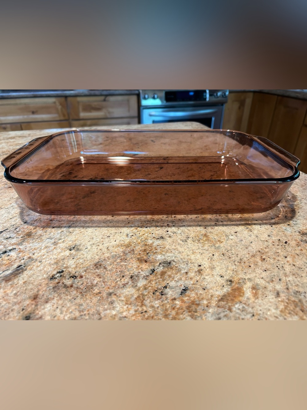 Pyrex #233-R 3 Qt. 3 liter Cranberry Amethyst Baking Dish 13”x9”x2”deep No flaws